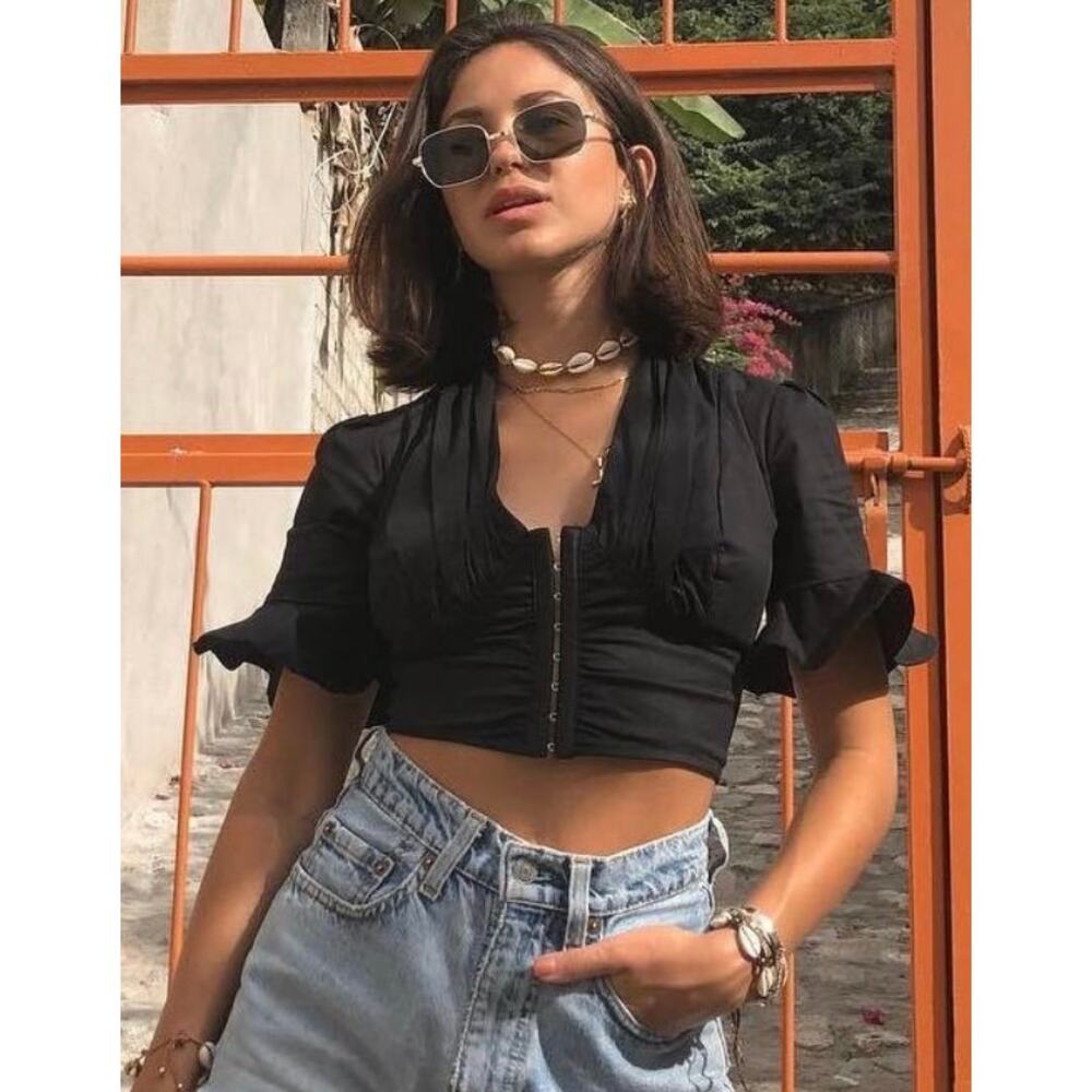 NEW C/MEO Collective Imbue Corset Top in Black